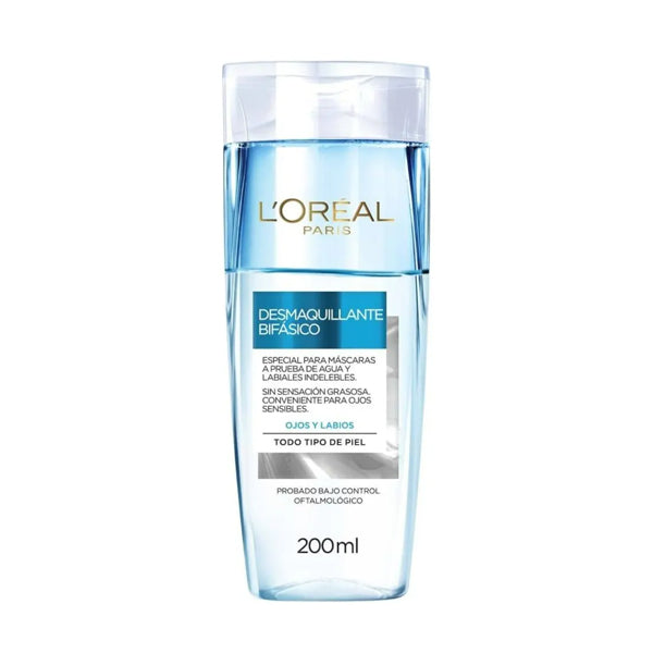 Desmaquillante Bifasico Loreal Hidratotal 5 200 ml (caja c/6 Pzas)
