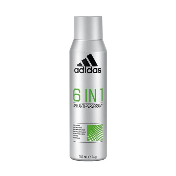 Desodorante Aerosol Adidas 6 en 1 (caja c/12 Pzas)