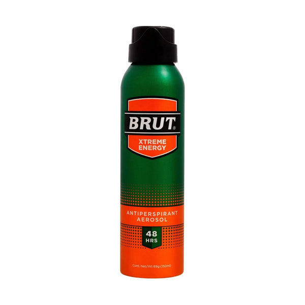 Desodorante Aerosol Brut Xtreme Energy 150 ml (caja c/12 Pzas)