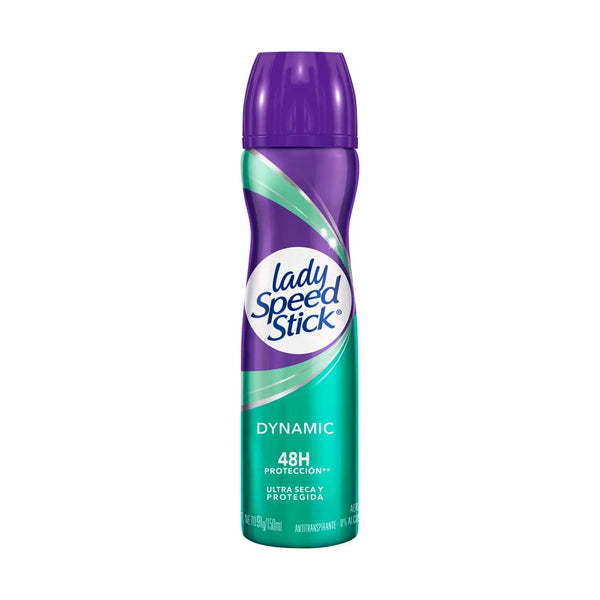 Desodorante Aerosol Lady Speed Stick Dynamic 150 ml(caja c/12 Pzas)