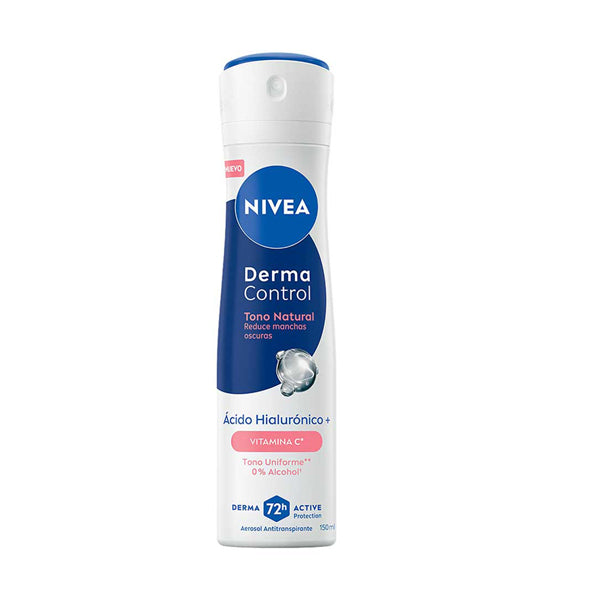 Desodorante Aerosol Nivea Derma Control Tono Natural 150 ml (caja c/12 Pzas)