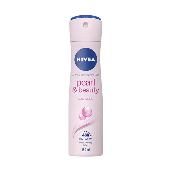Desodorante Aerosol Nivea Pearl & Beauty Axilas Suaves 150 ml (caja c/12 Pzas)