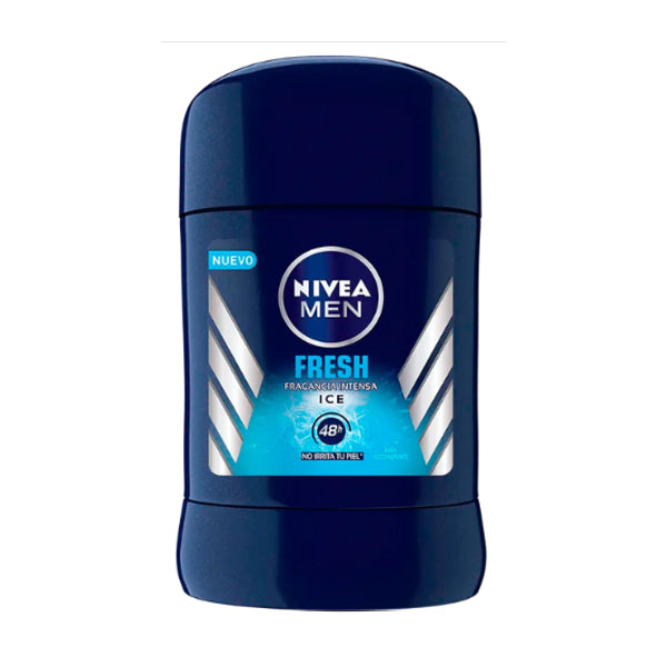 Desodorante de Barra Nivea Men Fresh Ice Fragancia Intensa 50 G (caja c/12 Pzas)