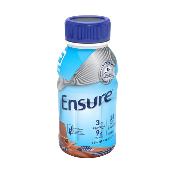 Formula para Alimentacion Ensure Chocolate 237 ml (caja c/24 Pzas)