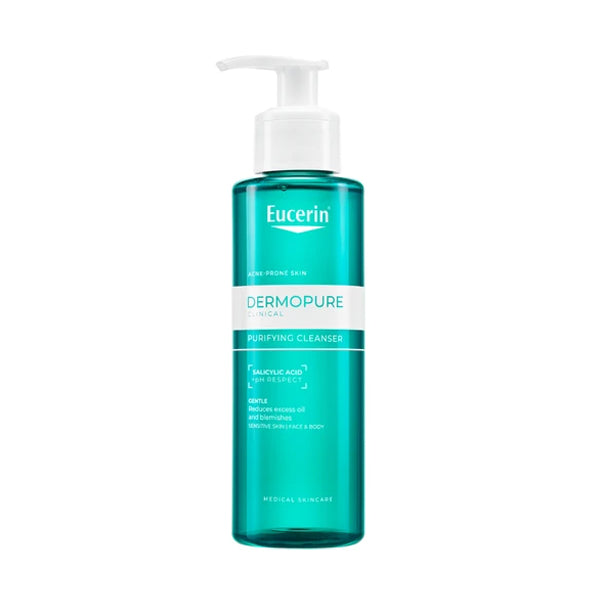 Gel Limpiador Eucerin Dermopure Clinal 200 ml (caja c/12 Pzas)