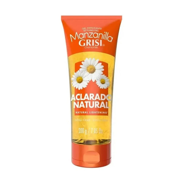 Gel para Peinar Grisi Manzanilla Aclarado Natural 200 G (caja c/12 Pzas)