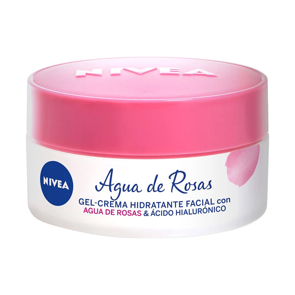 Gel-crema Facial Nivea Agua de Rosas 50 ml (caja c/12 Pzas)
