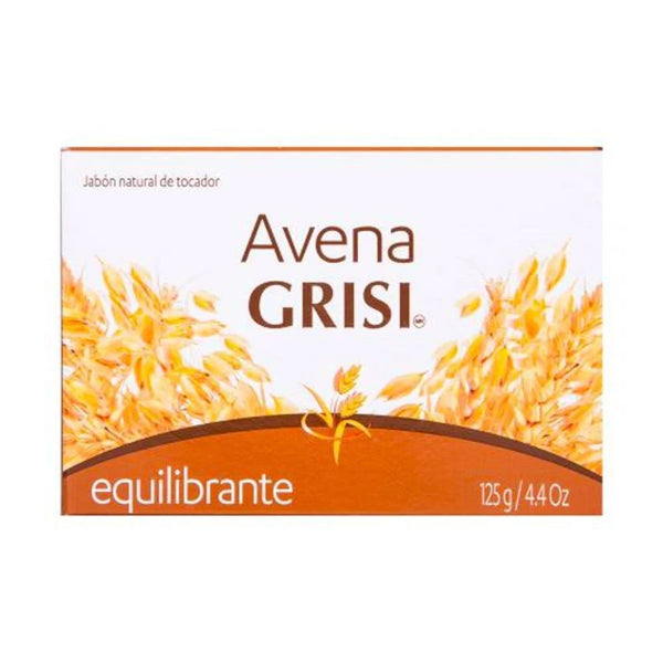 Jabónde Barra Grisi Avena 125 G (caja c/50 Pzas)