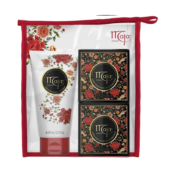 Kit Maja Clasica Crema 80 ml + 2  Jabón25 Gr (caja c/8 Pzas)