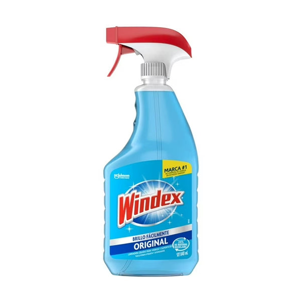Limpiador de Vidrios Windex 640 ml (caja c/12 Pzas)