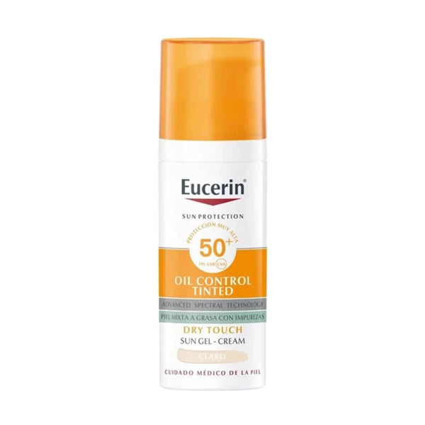 Protector Solar Eucerin Gel-creme Tono Claro (caja c/12 Pzas)
