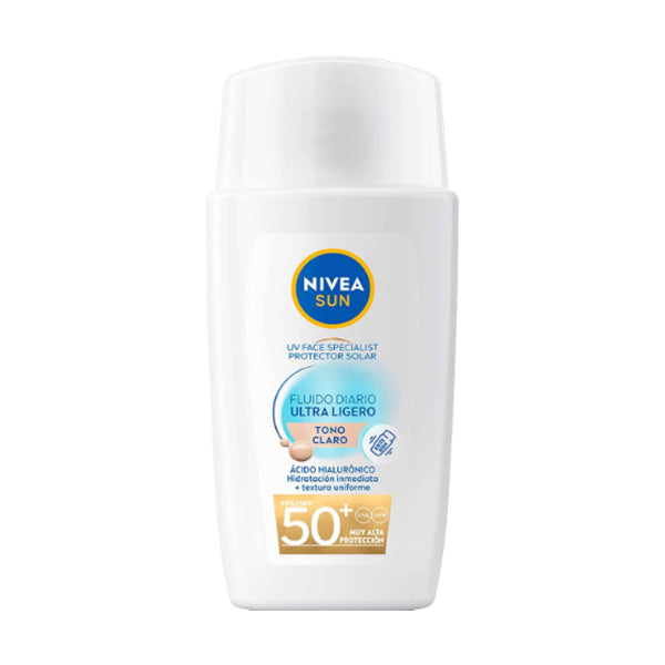 Protector Solar Nivea Sun Tono Claro 40 ml (caja c/18 Pzas)