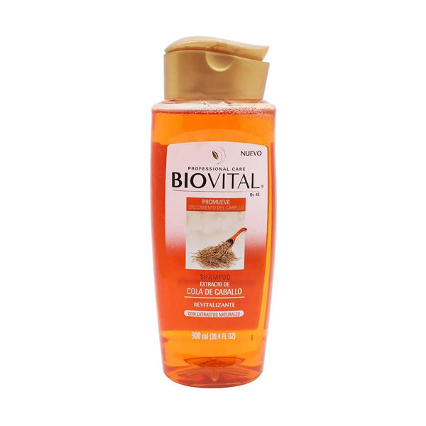 Shampoo Biovital Extracto de Cola de Caballo 900 ml (caja c/12 Pzas)