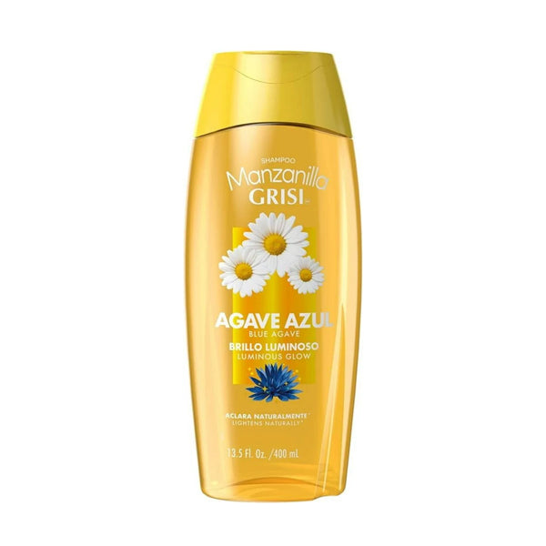 Shampoo Grisi Manzanilla Agave Azul Brillo Liminoso 400 ml (caja c/12 Pzas)