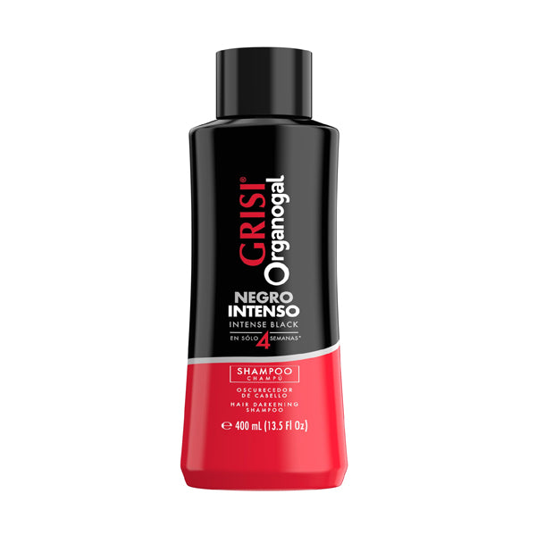 Shampoo Grisi Organogal Negro Intenso 400 ml (caja c/12 Pzas)