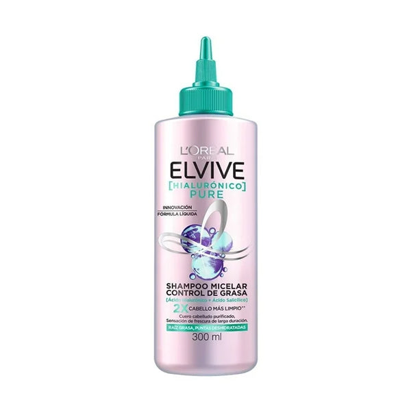 Shampoo Micelar Elvive Hialurnico 300 ml (caja c/12 Pzas)