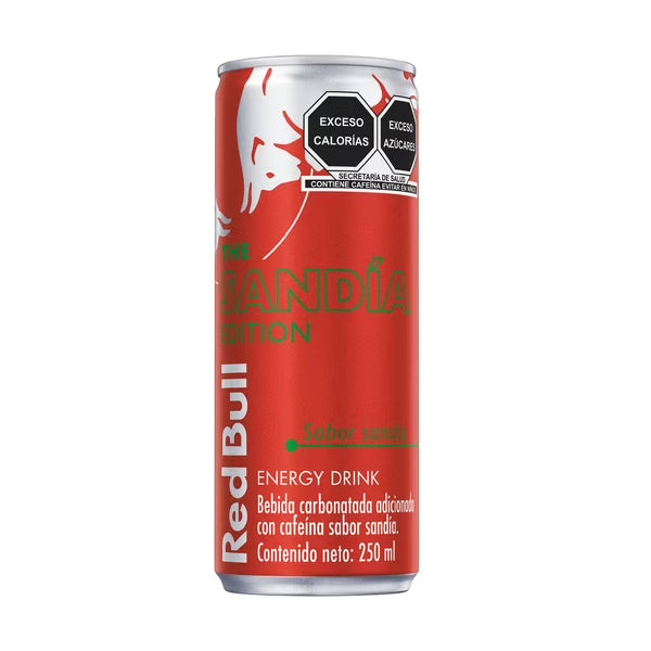 Bebida Energetizante Red Bull Sandia 4pack 250 ml (charola c/6 Pzas)