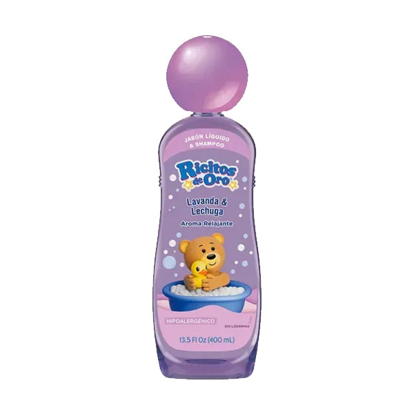 Shampoo Ricitos de Oro Lavanda Lechuga 400 ml c/12