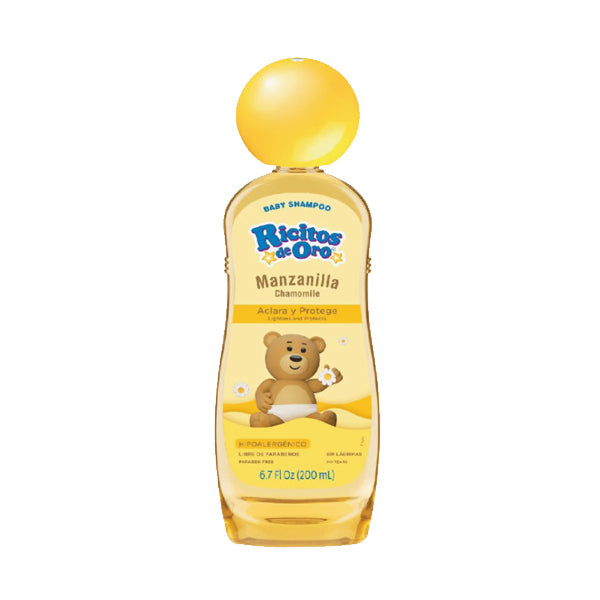 Shampoo Ricitos de Oro Manzanilla Hipoalergenico 200 ml (caja c/12 Pzas)