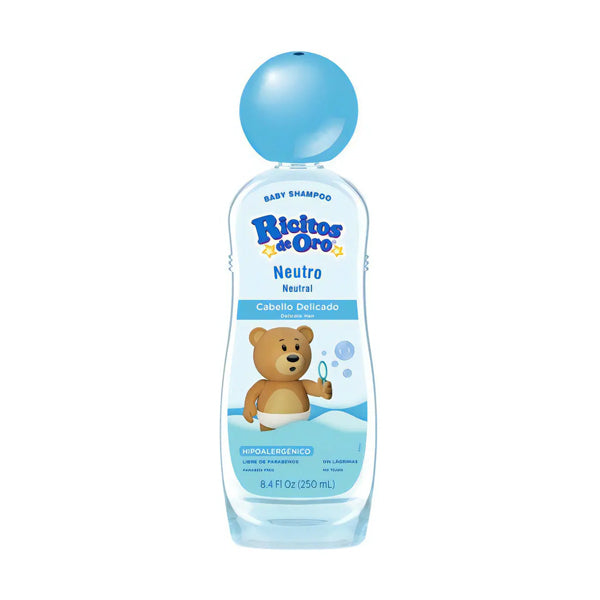 Shampoo Ricitos de Oro Neutro 250 ml (caja c/24 Pzas)