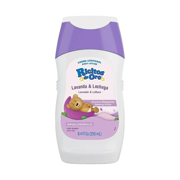 Body Ricitos de Oro Lavanda Lechuga 250 ml (caja c/12 Pzas)