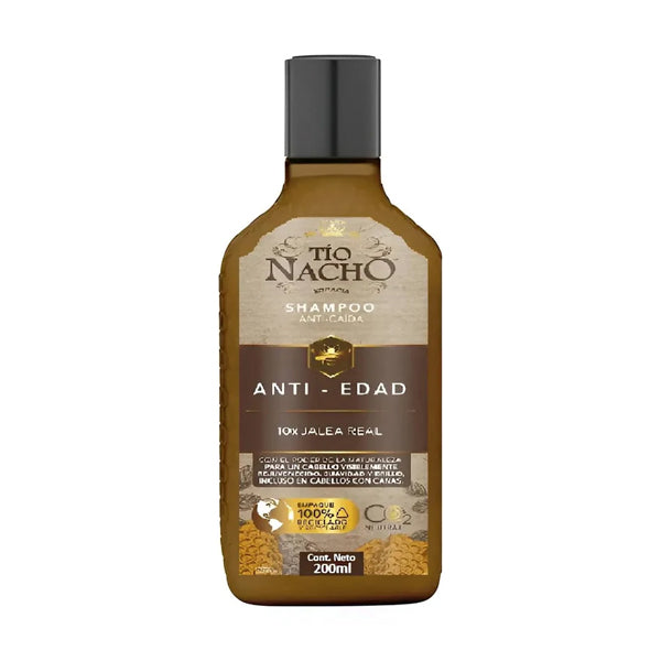 Shampoo Tio Nacho Anti-edad 200 ml (caja c/24 Pzas)