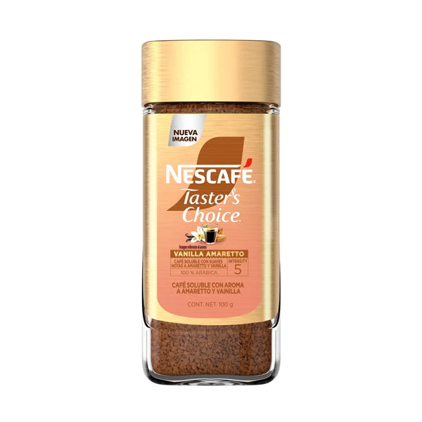 Café Soluble Nescafe Taster's Choice Vainilla Amaretto 100 G (caja c/12 Pzas)