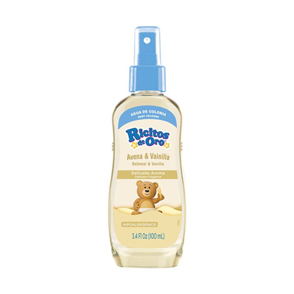 Agua de Colonia Ricitos de Oro Avena & Vainilla 100 ml (caja c/36 Pzas)