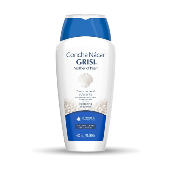 Crema Corporal Grisi Concha Ncar Aclarante 400 ml (caja c/12 Pzas)
