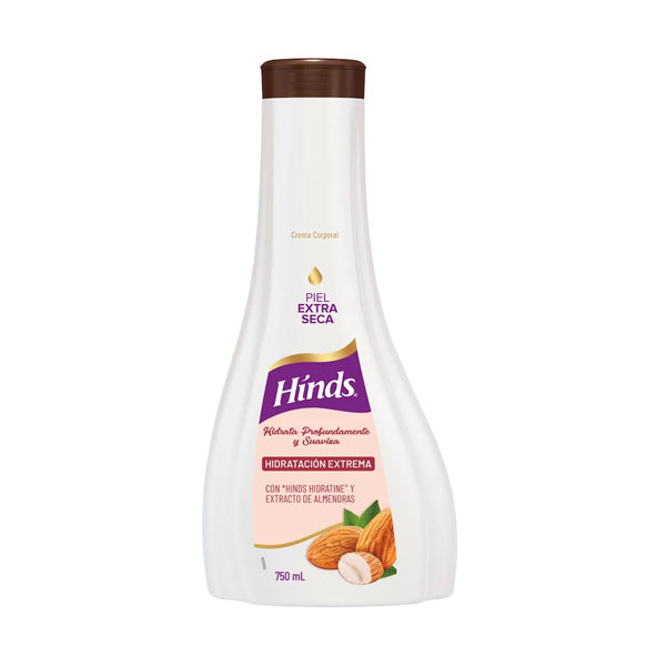 Crema Corporal Hinds Almendras 750 ml (caja c/10 Pzas)
