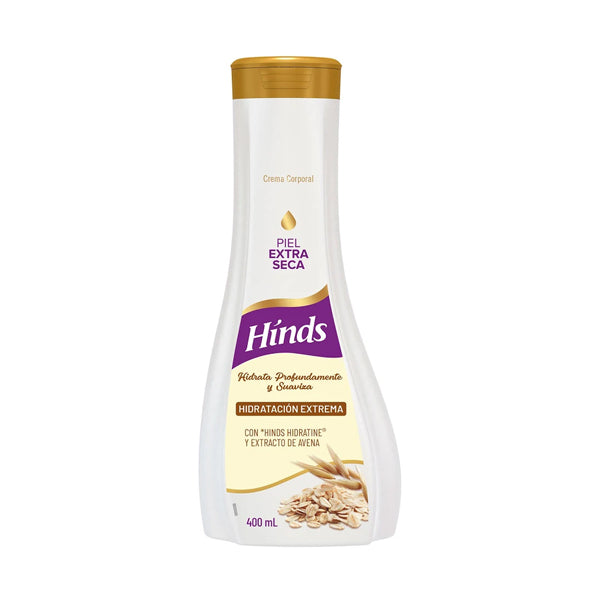 Crema Corporal Hinds Avena 400 ml (caja c/15 Pzas)
