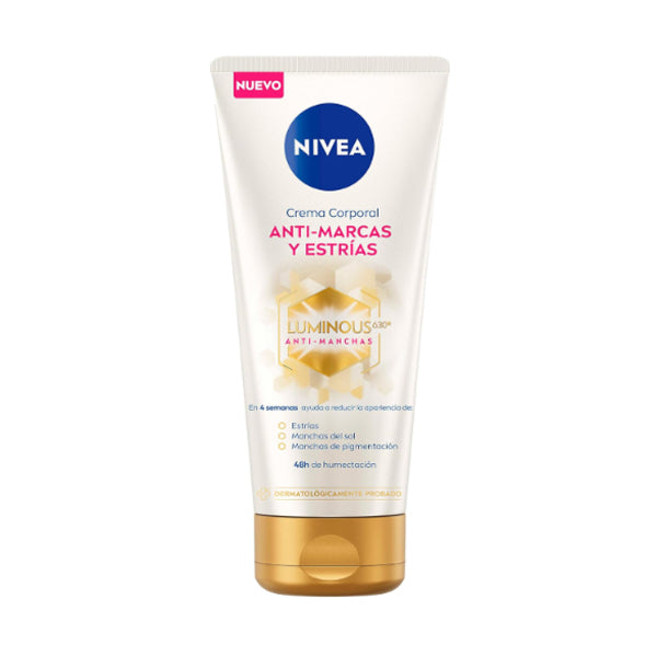 Crema Corporal Nivea Luminous Anti-marcas y Estrias 200 ml (caja c/6 Pzas)