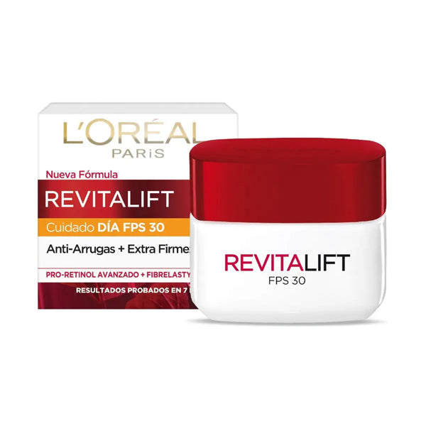 Crema Facial Loreal Paris Revitalift Antiarrugas + Extrafirmeza(caja c/6 Pzas)