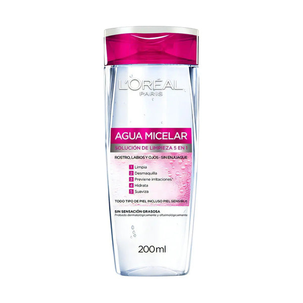 Agua Micelar Loreal 200 ml (caja c/6 Pzas)