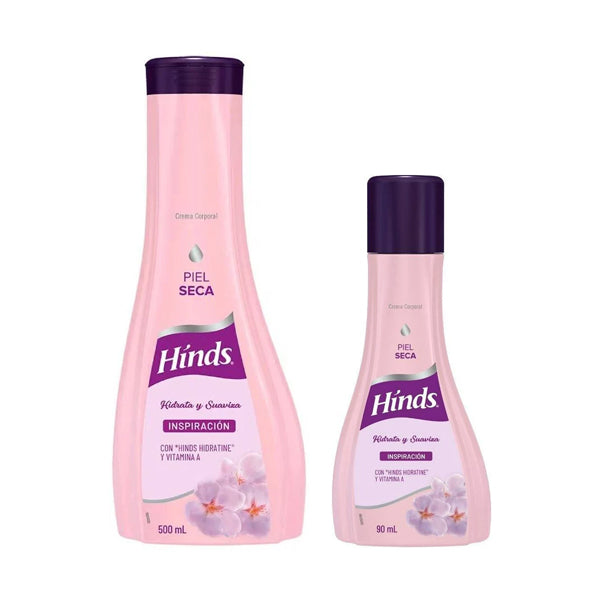 Crema Hinds Inspiracion 500 ml + Hinds Insp 90 ml (caja c/15 Pzas)