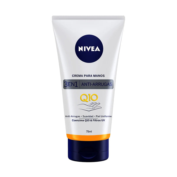Crema para Manos Nivea 3en1 Antiarrugas 75 ml (caja c/12 Pzas)